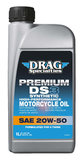 Synthetic Engine Oil - SAE 20W-50 ENGINE OIL Drag Specialties Oil 1 litre (1.05 quart US)