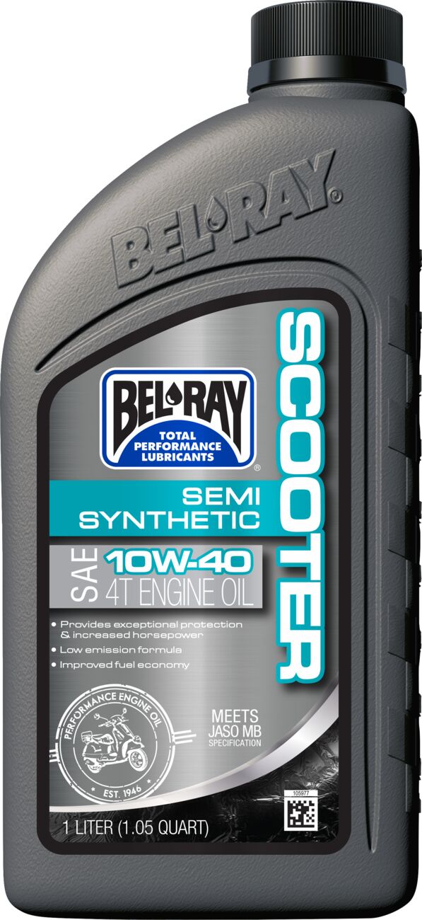 Bel Ray Semi Synthetic Scooter 10 W 40 Engine Oil Bel Ray