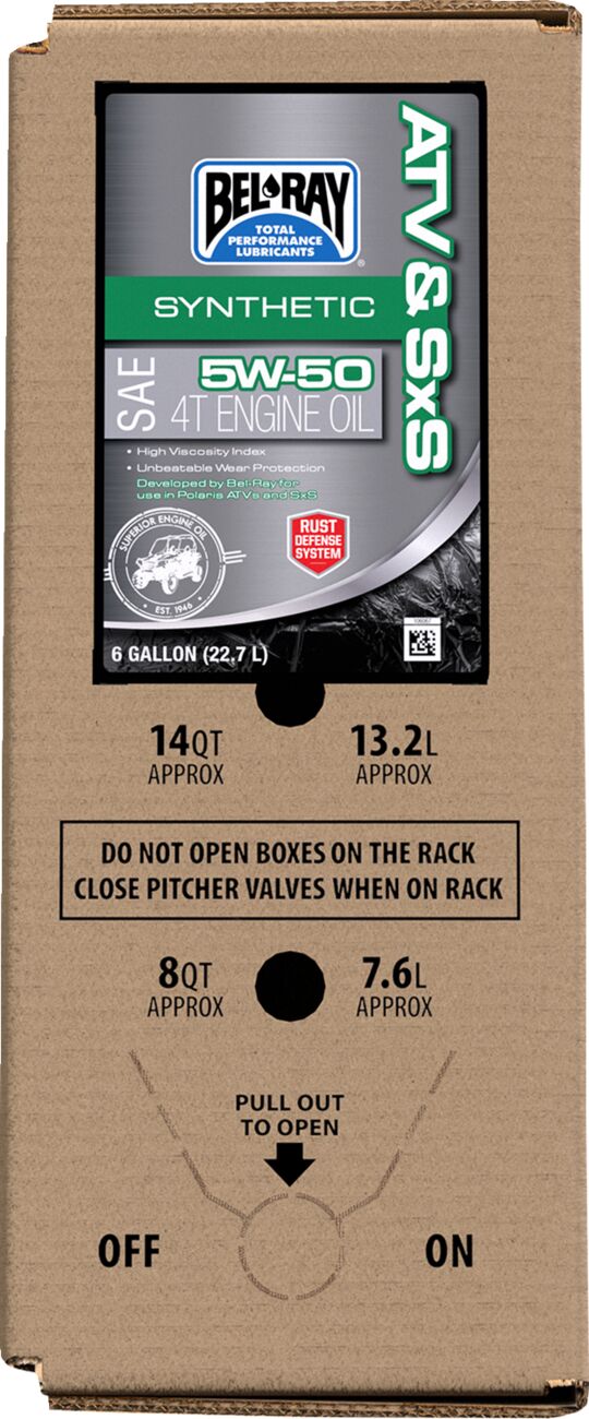 Bel Ray Oil 5 W50 Synthetic Sxs & Atv 6 Engine Oil Bel Ray