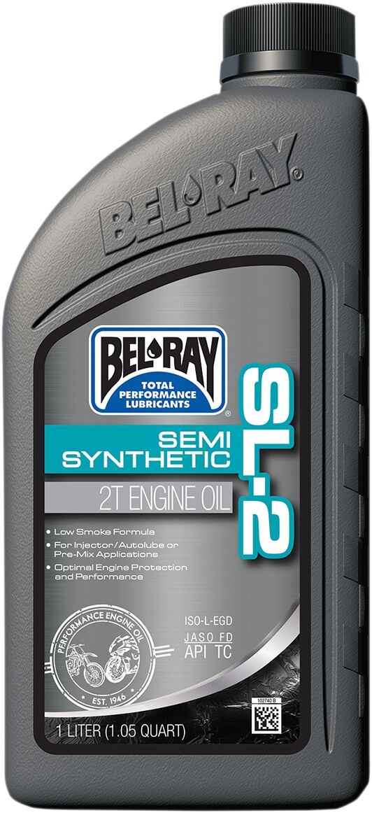 Bel Ray Sl 2 Semi Synthetic 2 T Engine Oil 1 Liter Engine Oil Bel Ray
