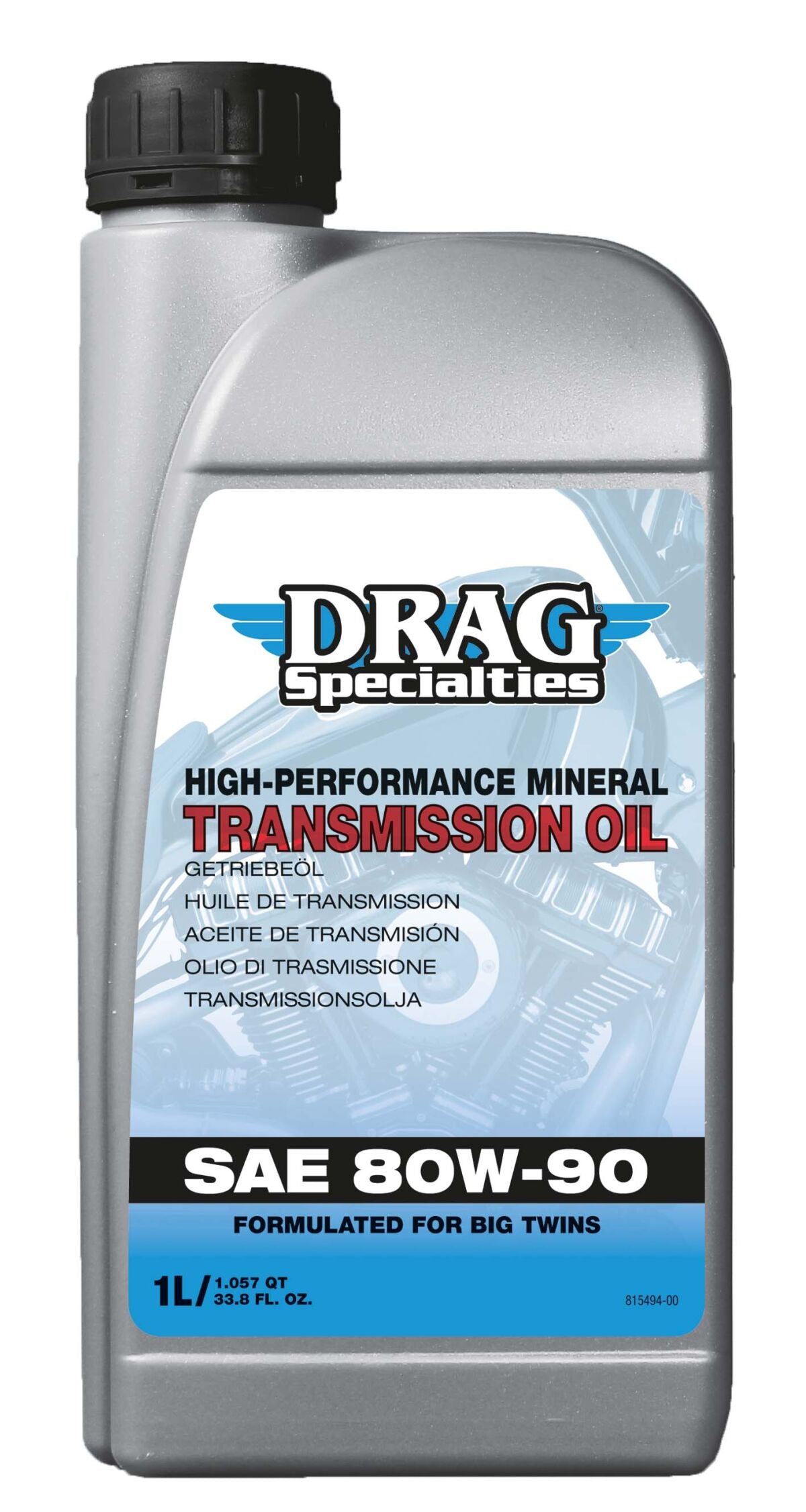 Drag Specialties Oil Transmission Oil - SAE 80W-90 - 1 liter (1.05 US quart) Transmission Oils Drag Specialties