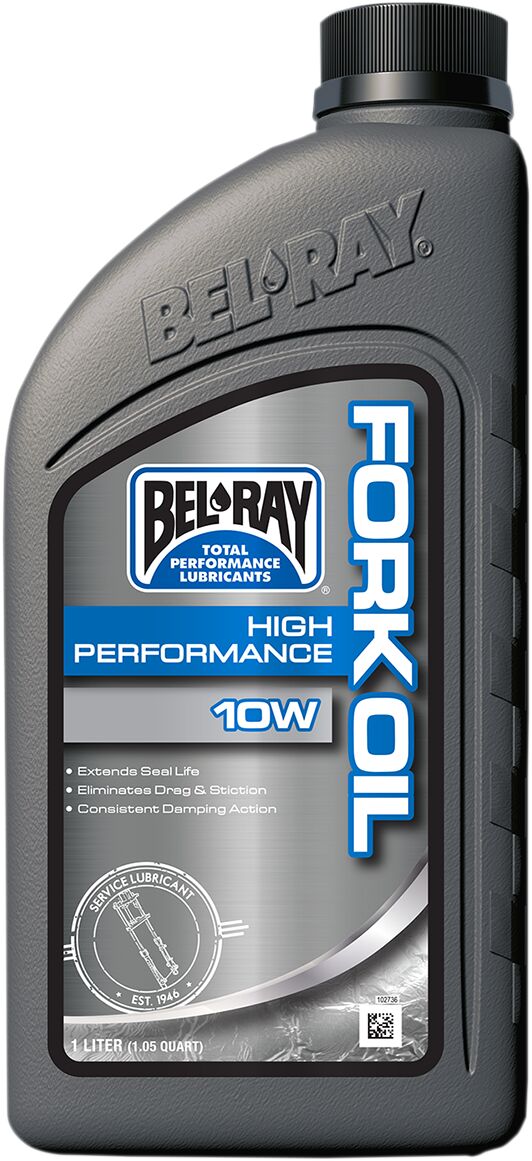 Bel Ray High Performance Fork Oil 10 W 1 Liter Fork Oils Bel Ray