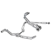 Max Lean Foot Controls, Machined Finish - 17+ Touring Foot Control Kit Kraus Motor Co.