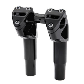 7" Workman Kickback Risers, Black Anodized Risers Kraus Motor Co.