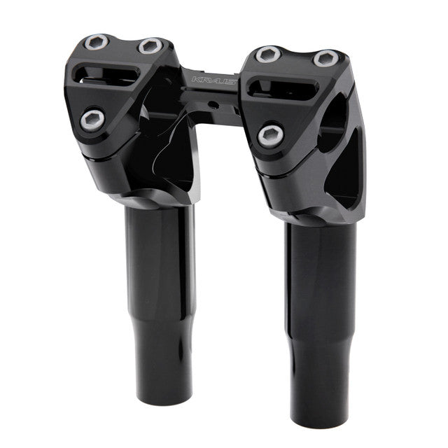 7" Workman Kickback Risers, Black Anodized Risers Kraus Motor Co.