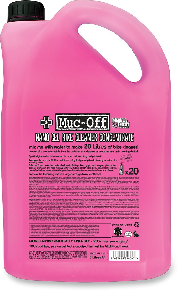 Muc Off Nano Tech Bicycle Clnr 5 L Cleaner Muc Off