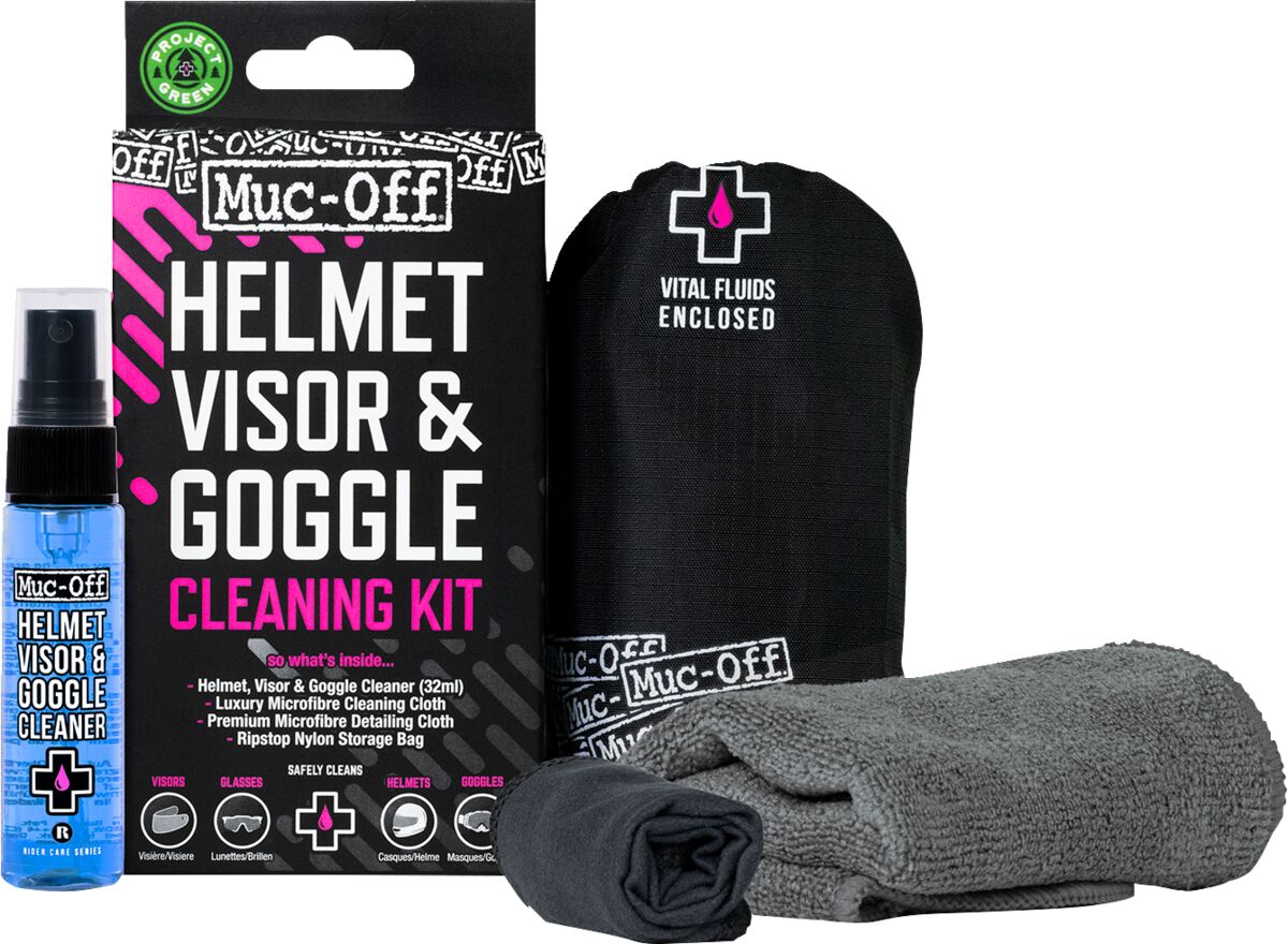 Muc Off Visor Lens Goggle Kit V2 Cleaner Muc Off