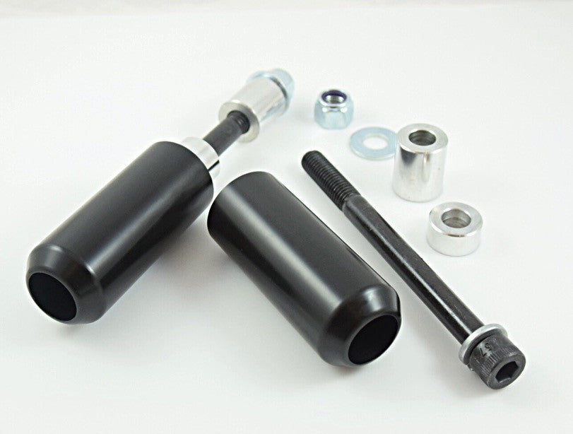 4" Upper Shock Mount Frame Sliders - 05 & Earlier Dyna Crash Bar Bung King
