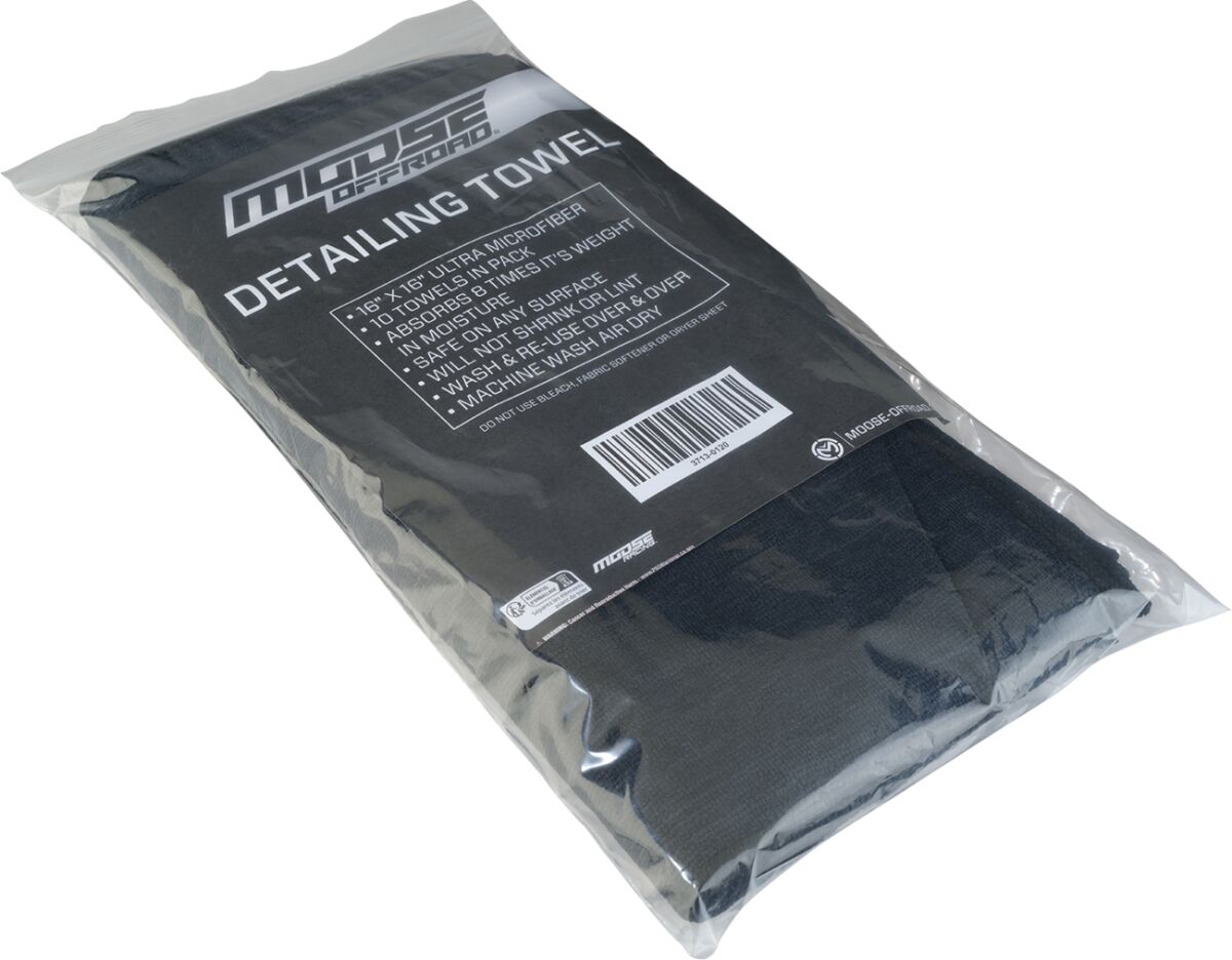 Moose Offroad Hard Parts Pro Reusable Microfiber Towels 3713-POLISHES & WAXES Moose Offroad Hard Parts