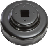 Parts Unlimited Custom Replacement Oil Filter Cup / 72 Mm / Black Powder Coated / Aluminum Engine Tools Parts Unlimited