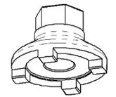 Hyperpro Tool Fork Cartridge Socket L30 Suspension Tool Hyperpro