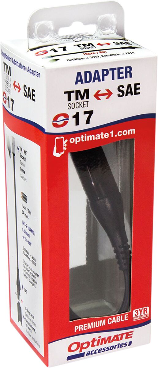 Tecmate Adapter Tm Charger/Saeo17 Electrical System Tool Tecmate