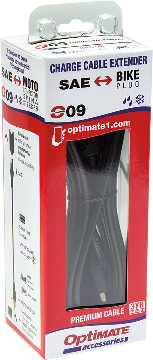 Tecmate Charger Cbl Euro Din O9 Electrical System Tool Tecmate
