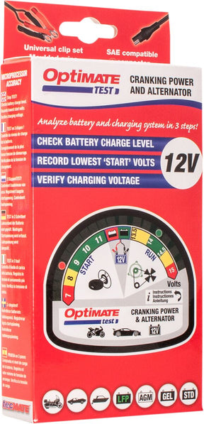Tecmate Optimate Test Electrical System Tool Tecmate