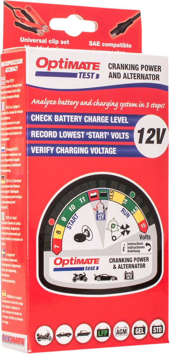 Tecmate Optimate Test Electrical System Tool Tecmate