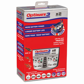 Tecmate Charger Opt 3 2 Banks Electrical System Tool Tecmate