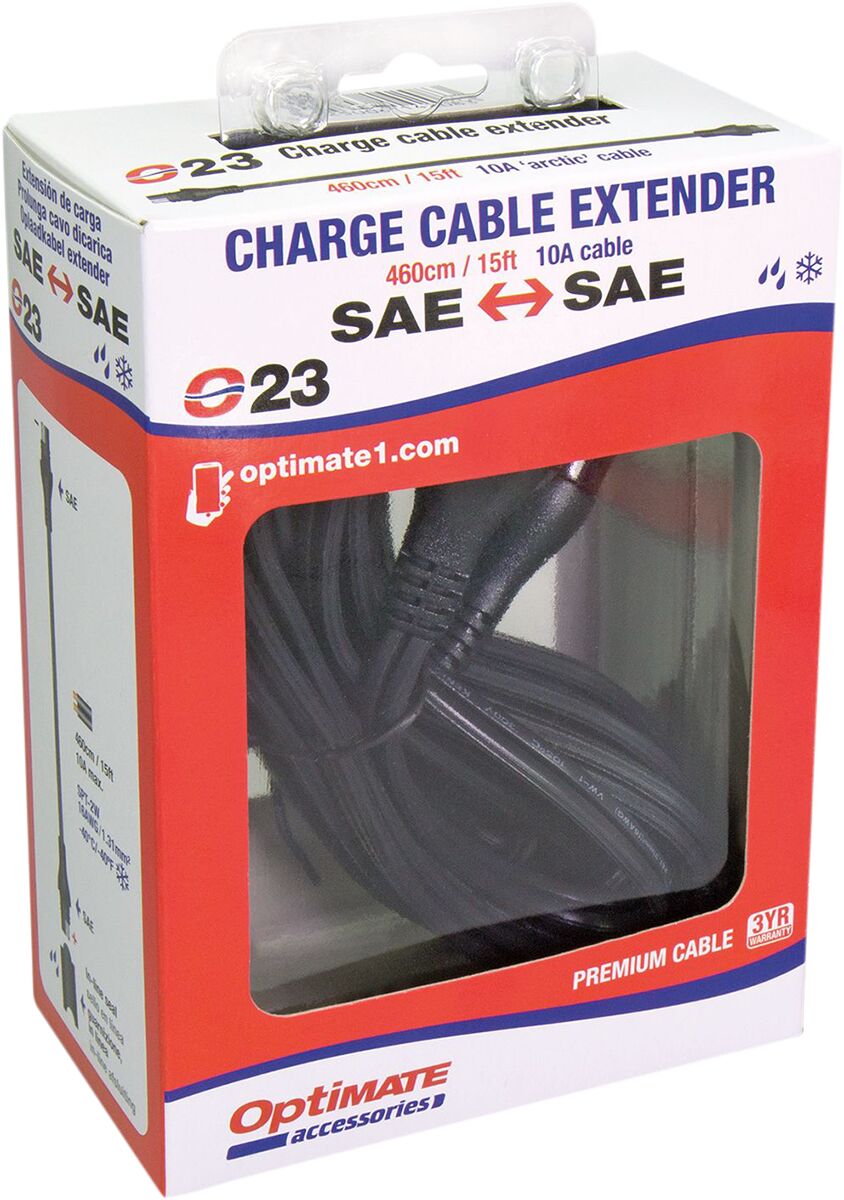 Tecmate Cord Sae Ext 15 Hd O23 Electrical System Tool Tecmate