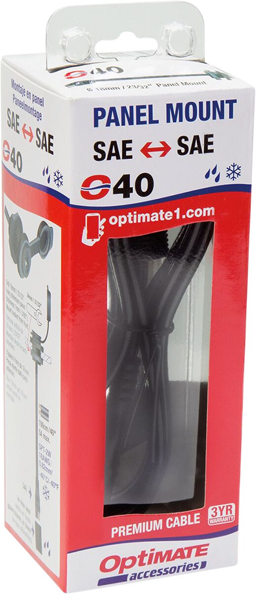 Tecmate Sae Sockt M18 Panel Mount Electrical System Tool Tecmate