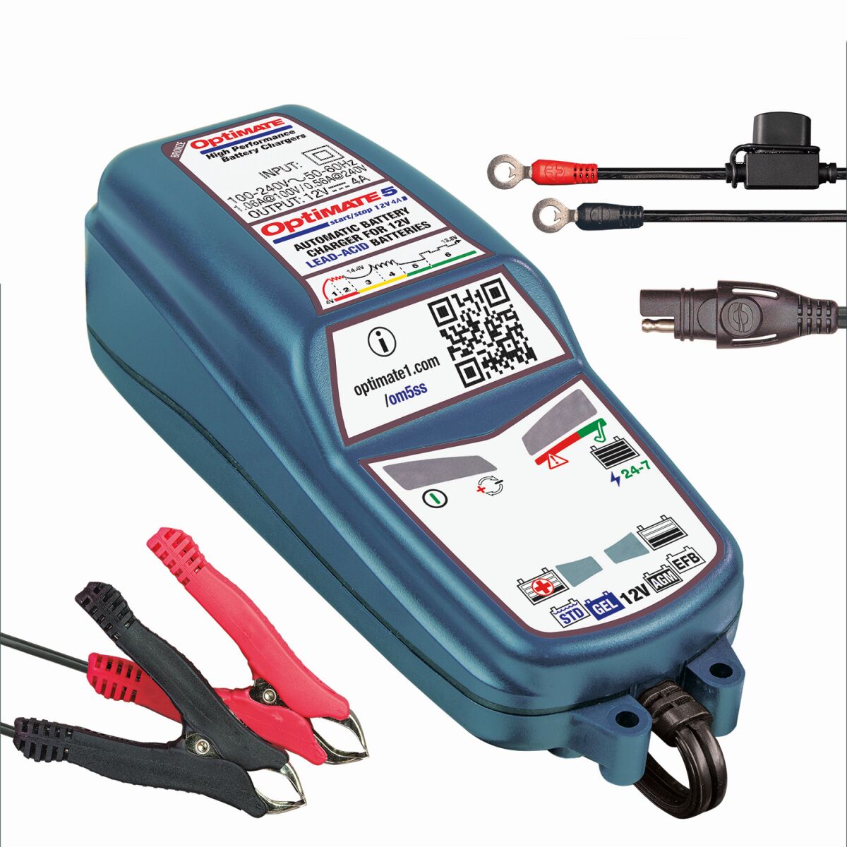 Tecmate Opti Mate 5 Start/Stop Electrical System Tools Tecmate