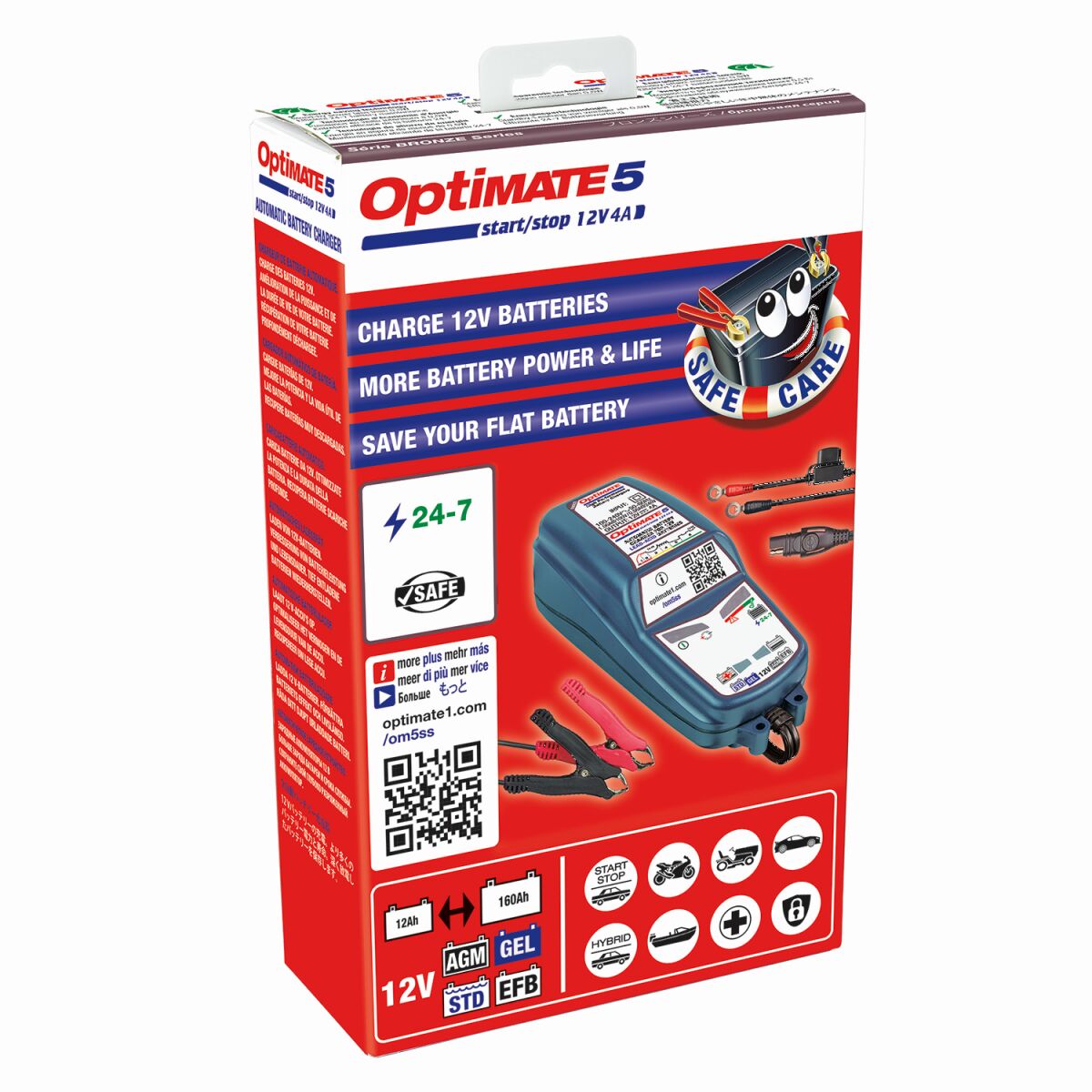 Tecmate Opti Mate 5 Start/Stop Electrical System Tools Tecmate