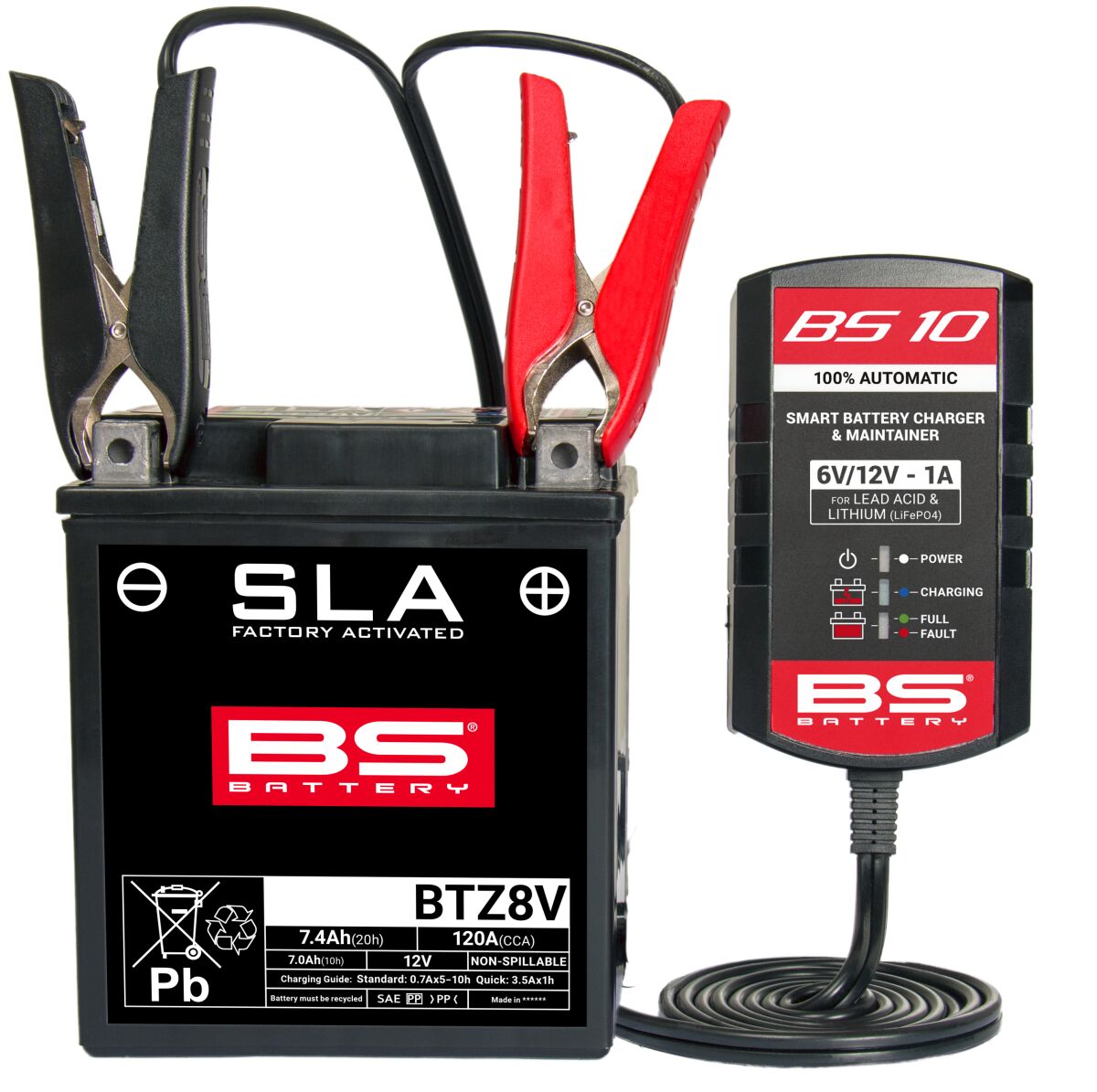 Bs Battery Charger Bs10 6 V/12 V 1 A Electrical System Tool Bs Battery