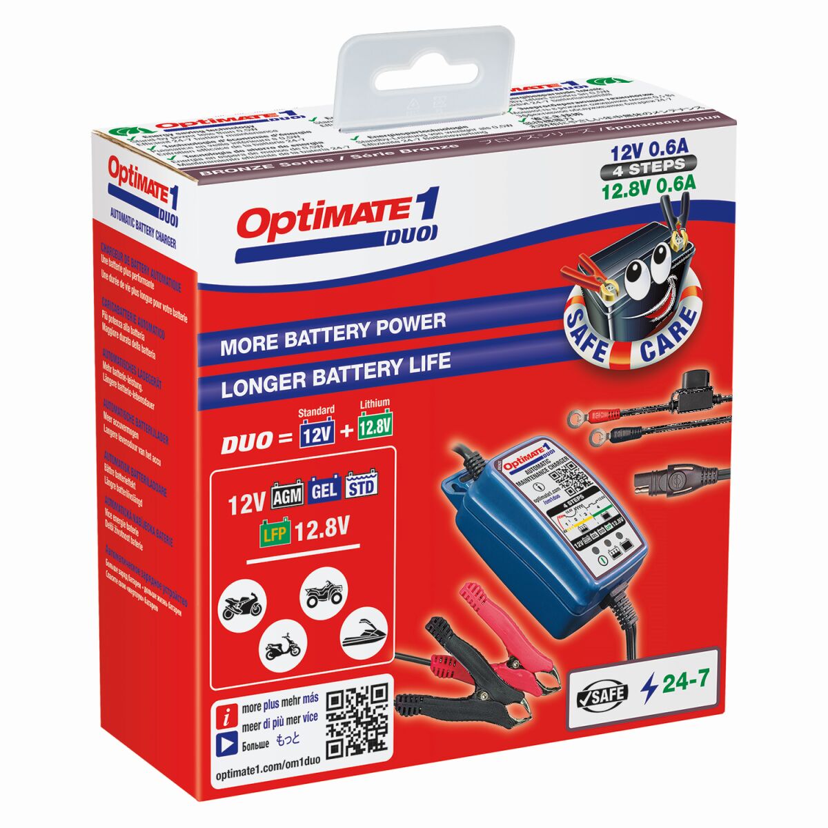 Tecmate Optimate 1+ Desktop Duo Electrical System Tool Tecmate