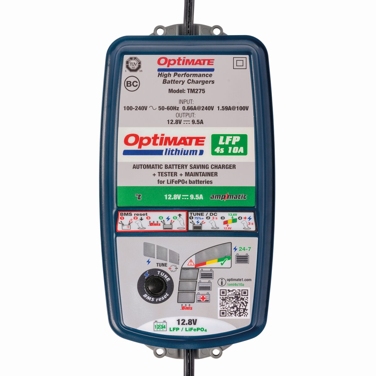 Tecmate Optimate Lithium Lfp 4 S 10 A Electrical System Tools Tecmate