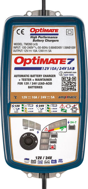 Tecmate Opti Mate 7 12 V/24 V Electrical System Tools Tecmate