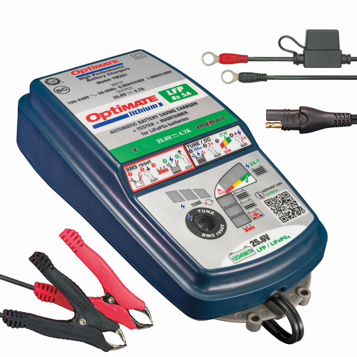 Tecmate Opti Mate Lithium Lfp 8s 5 A Electrical System Tools Tecmate