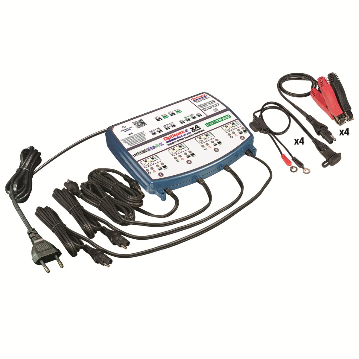 Tecmate Opti Mate 2 Duo X 4 Bank Electrical System Tools Tecmate