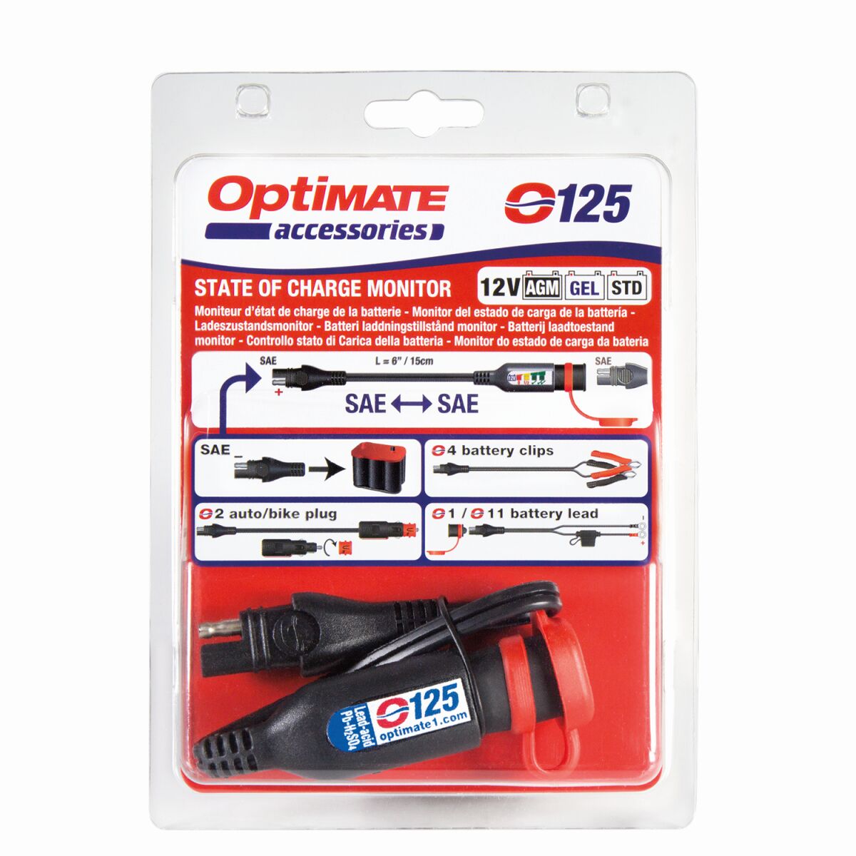 Tecmate Opti Mate Monitor O 125 Electrical System Tools Tecmate