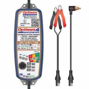 Tecmate Opti Mate 4 Quad Program Premium Edition Electrical System Tools Tecmate