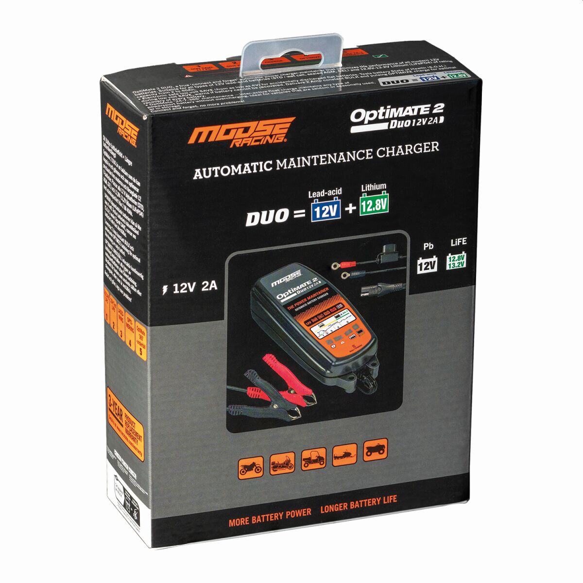 Moose Offroad Hard Parts Charger Eu Optimate 2 Duo Mse Electrical System Tool Moose Offroad Hard Parts