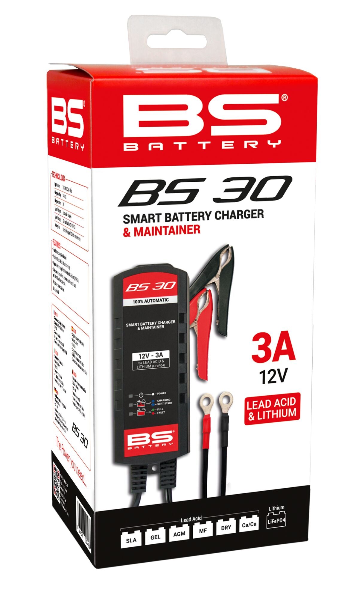 Bs Battery Charger Bs30 12 V 3 A Uk Plug Electrical System Tool Bs Battery