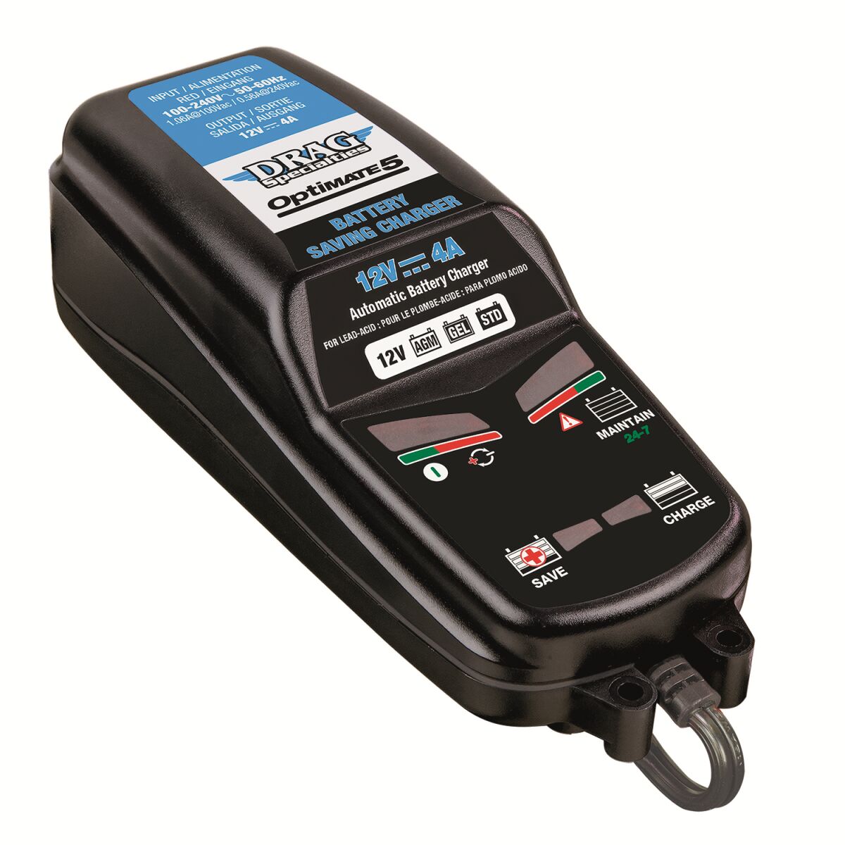 Drag Specialties Charger Drag Optimate 5 Eu Electrical System Tool Drag Specialties