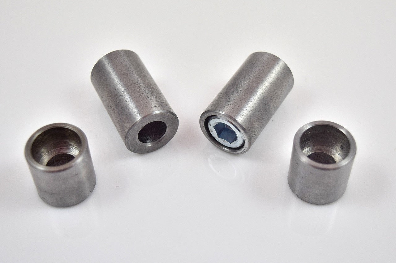 Bung King Counterbored Weld-On Bung for 3/8" Socket Head Cap Screws, Mild Steel Frame Fabrication Part Bung King