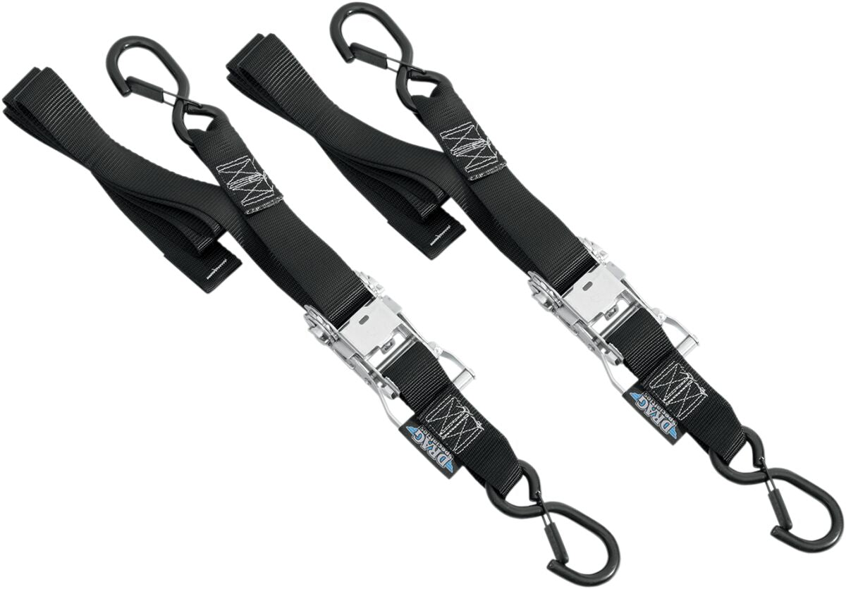 Drag Specialties Ratchet Tie Downs 1.5"X6' Tie Downs Drag Specialties