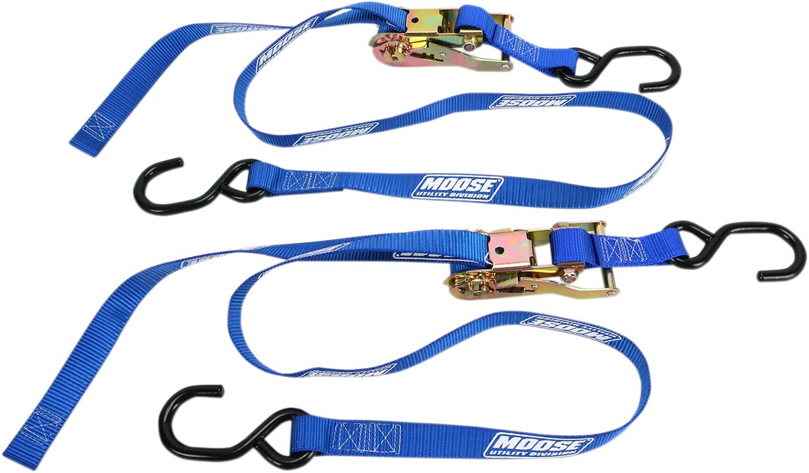 Moose Offroad Four Wheel Tie Down 1 Ratchet Blue Tie-Down Moose Offroad Four Wheel