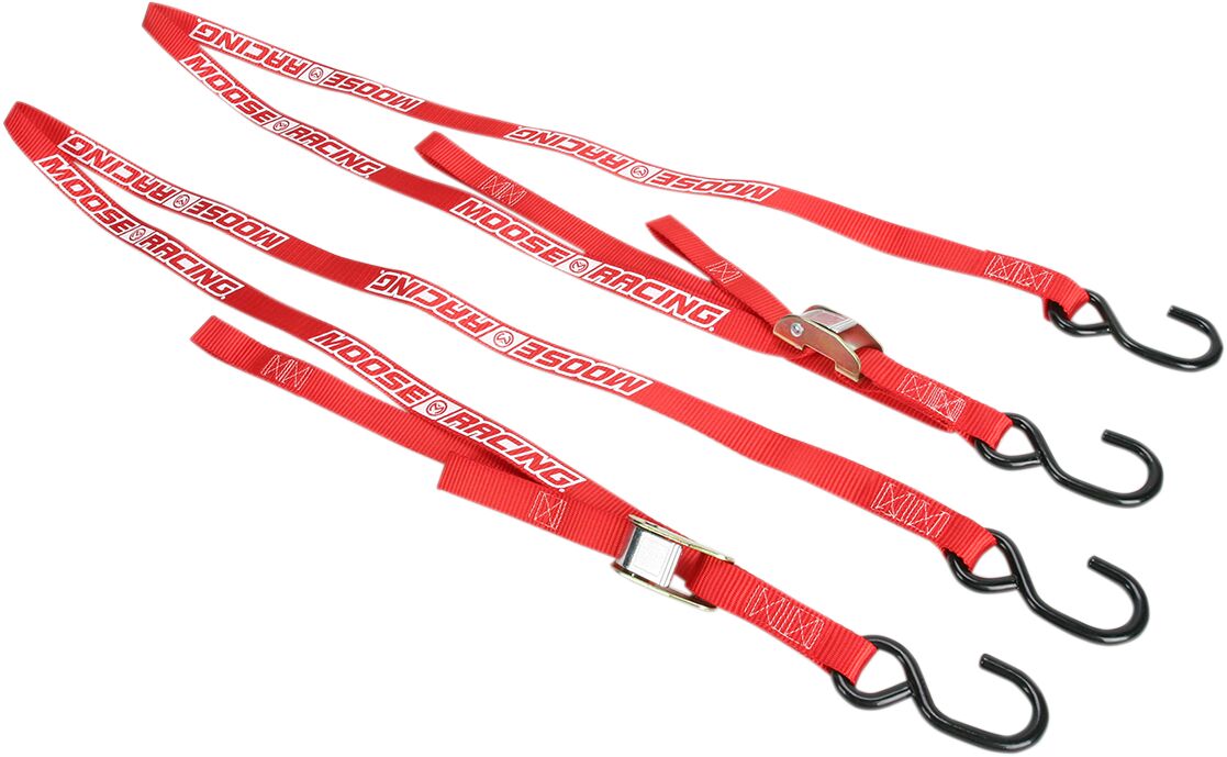 Moose Offroad Hard Parts Tie Down W/Softtie Red Tie-Down Moose Offroad Hard Parts