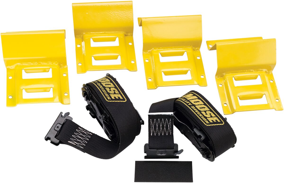 Moose Offroad Four Wheel Tire Tie Down/Chock Kit Tie-Down Moose Offroad Four Wheel