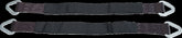 Moose Offroad Hard Parts 2x30 Axle Strap Blk Pair Mse Tie-Down Moose Offroad Hard Parts