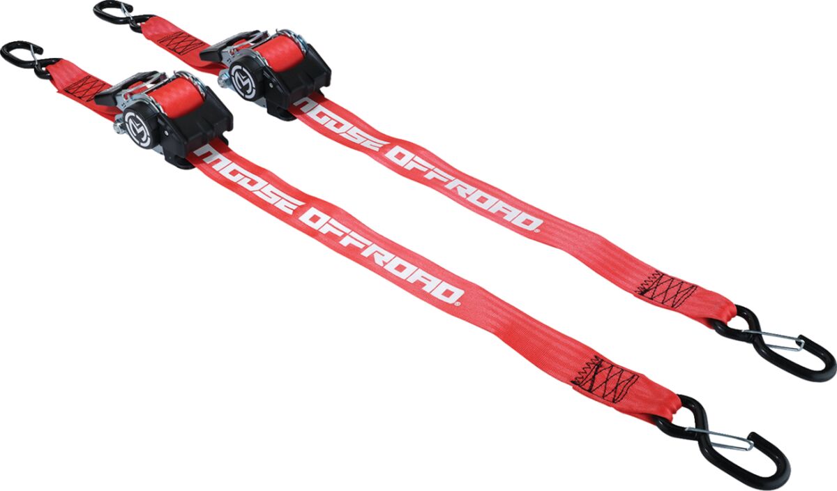 Moose Offroad Hard Parts Tie Down 2x10' Retractable Rat Tie-Down Moose Offroad Hard Parts