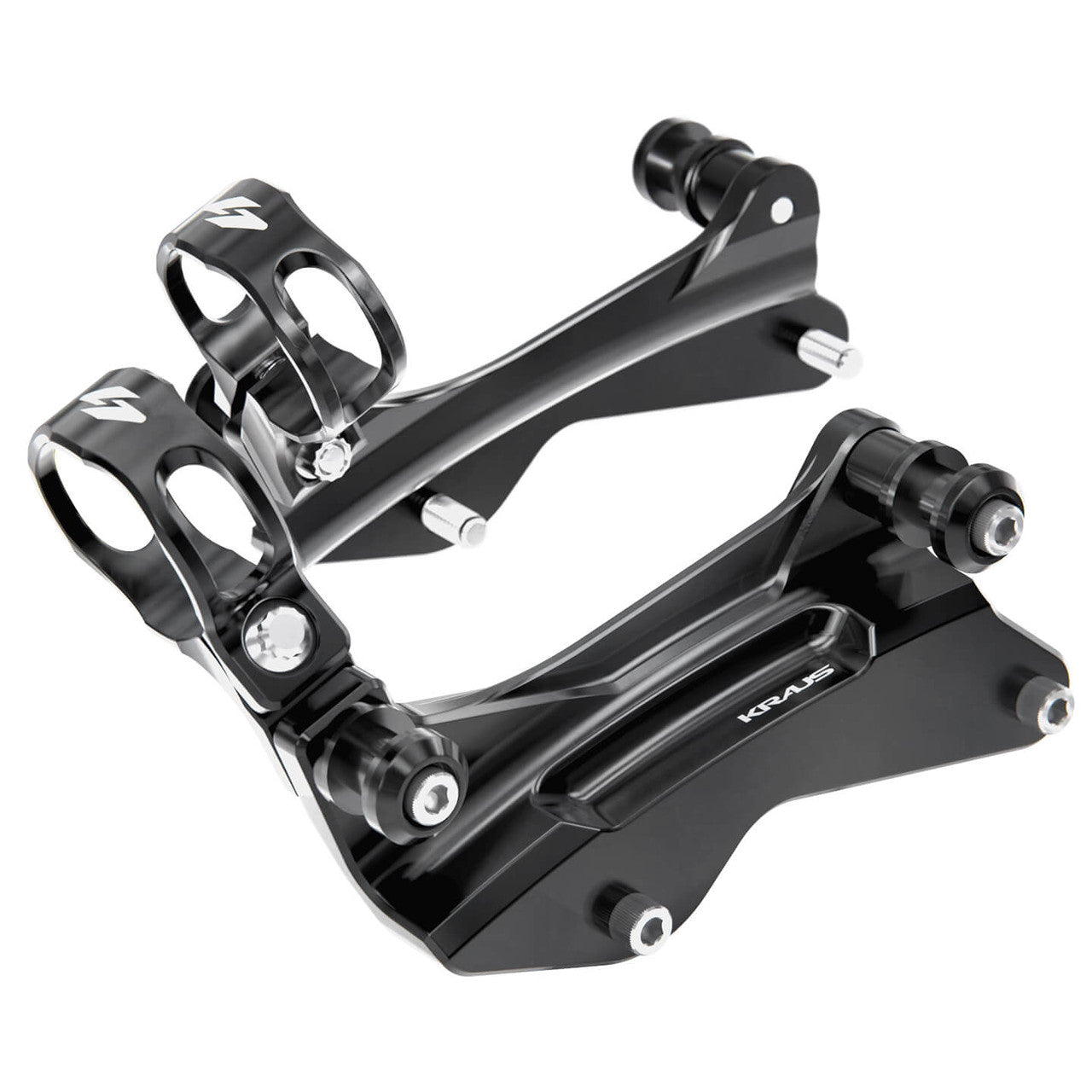 Pro-4 Docking Hardware For Öhlins, Black Anodized - 14-25 Touring Rear Shocks Accessories Kraus