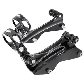 Pro-4 Docking Hardware For Öhlins, Black Anodized - 14-25 Touring Rear Shocks Accessories Kraus