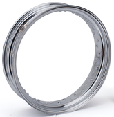 18x4.25" Drop Center Chrome Wheel Rim Wheel Rims V Twin Mfg Default Title