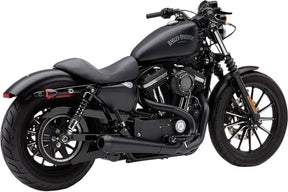 El Diablo 2:1 Exhaust System - Sportster Full Exhaust System Cobra Black 14-22 XL (except models with forward controls & XL 1200T / XL1200X)