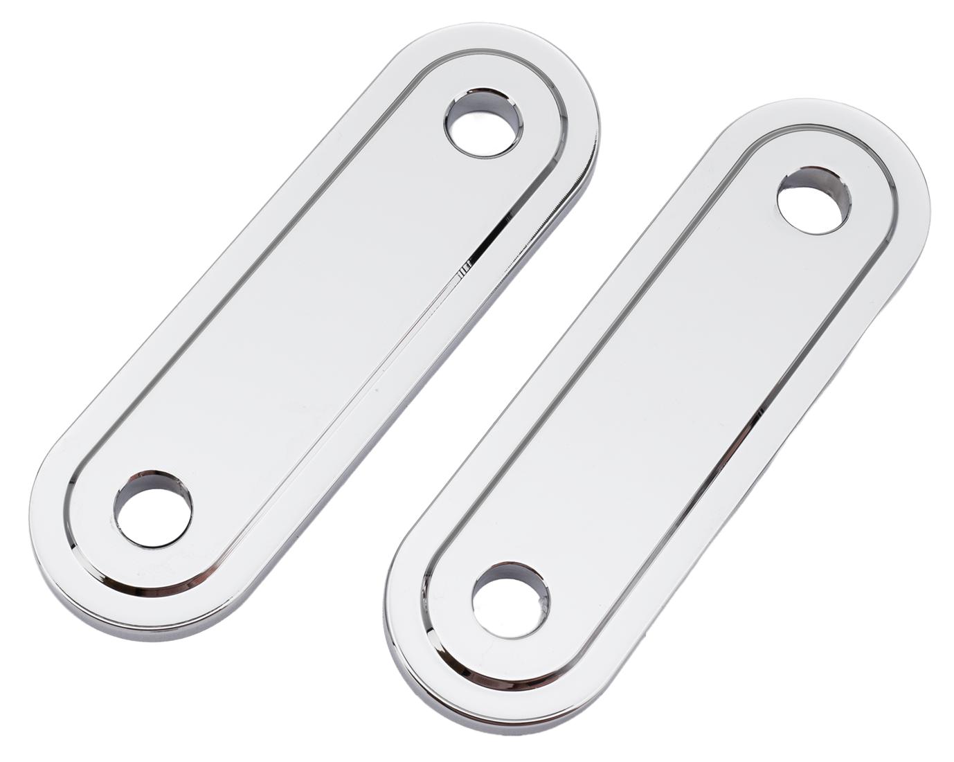 Gzp Chrome Front Fender Spacers T=1/4" L Fender Mount Kit & Hardware Zodiac Default Title