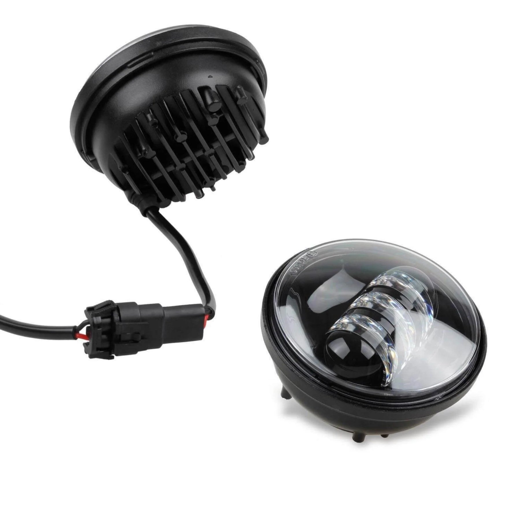 4.5'' Og Led Auxiliary Projector Lamps Auxiliary Light Original Garage Moto Black