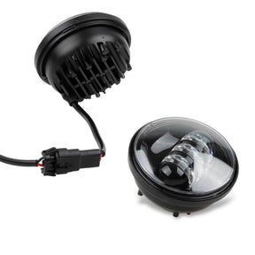 4.5'' Og Led Auxiliary Projector Lamps Auxiliary Light Original Garage Moto Black