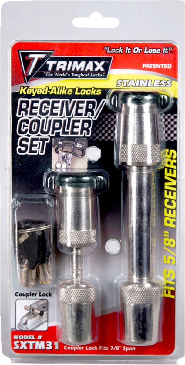 Trimax Lock Stnls Rcvr & Cplr Lock Trimax